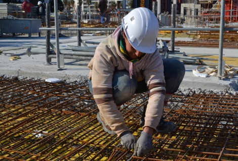 salariée en contrat de professionnalisation coffreur bancheur